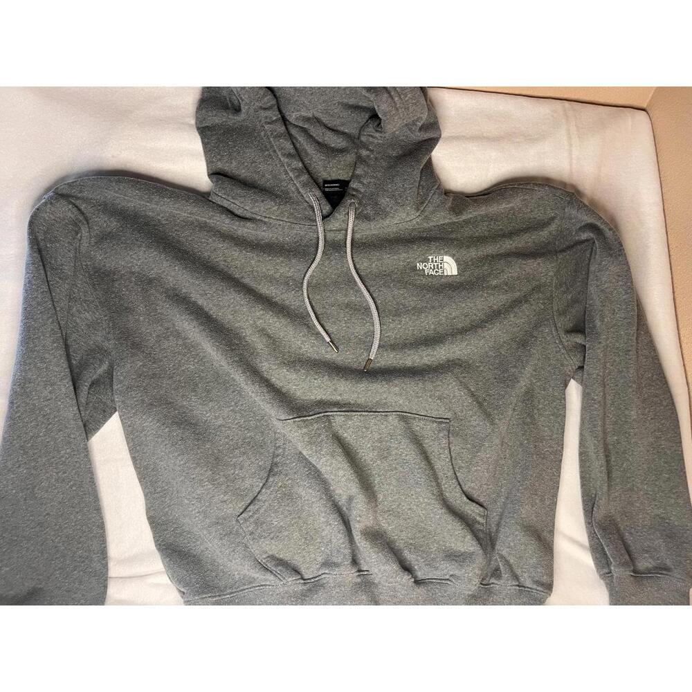 The North Face Men's Grey Hoodie‎ Sweatshirt Large